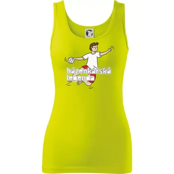 Dámské tričko Házenkářská legenda - Dámské tílko - XL ( Limetková )