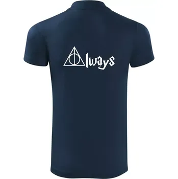 Pánská košile Harry - Always - Polokošile Victory sportovní (dresovina) - S ( Námořní modrá (velmi tmavá - téměř černá) )