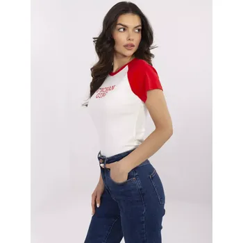 Tričko NM TS V7939.50 bílé a červené jedna velikost