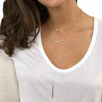 Náhrdelník Zlatý náhrdelník Miss Glow 36243