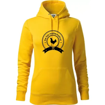 Dámská mikina The First Mathematical - Mikina dámská Cape s kapucí - XL ( Žlutá )