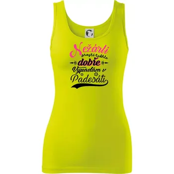 Dámské tričko Nežárli - 50 - Dámské tílko - XL ( Limetková )