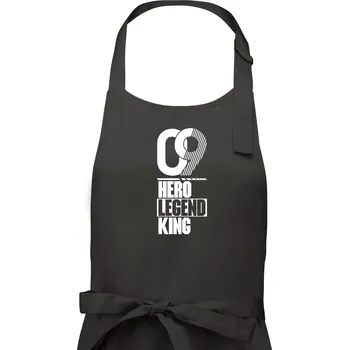 Kuchyňská zástěra Hero, Legend, King 2009 - Pánská zástěra na vaření - Univerzální velikost ( Dřevěné uhlí )