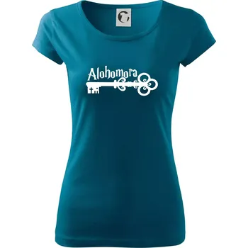 Harry - Alohomora - Dámské triko Pure - 2XL ( Petrolejová )