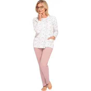 Dámské pyžamo Dámské pyžamo Martel Maria III 220 dł/r M-2XL cappuccino XXL