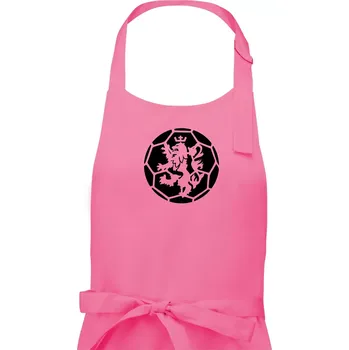 Kuchyňská zástěra Házená míč lev - Dámská zástěra na vaření - Univerzální velikost ( Růžová )