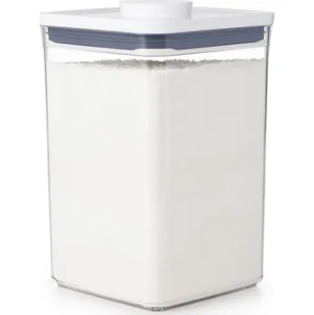 Dóza na potraviny OXO Good Grips Pop2 čtvercový velký 4,2 l - plastová nádoba na mouku