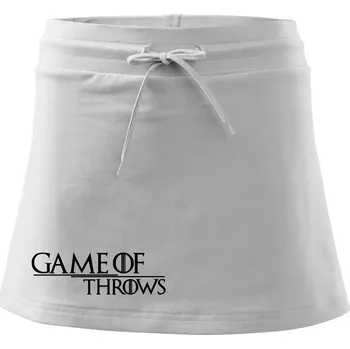 Dámská sukně Judo Game of throws - Sportovní sukně - two in one - XS ( Bílá )