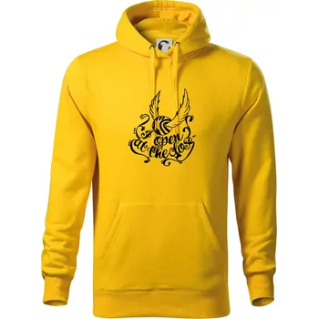 Pánská mikina Harry - Zlatonka - Mikina pánská Cape s kapucí - XL ( Žlutá )