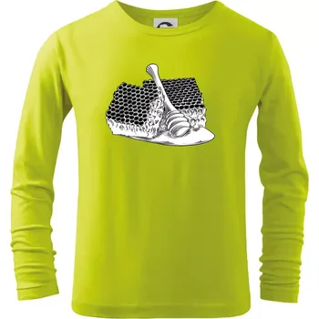 Dětská móda Plastev s medem - Triko dětské Long Sleeve - 134 cm/8 let ( Limetková )