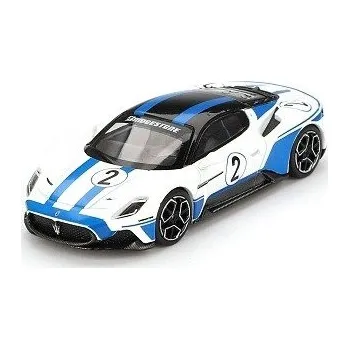 autíčko BBR Maserati MC20#2 White with Blue Stripes 6407
