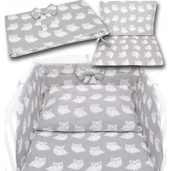 Povlečení Sada povlečení Tuppi 90 x 120 cm šedá