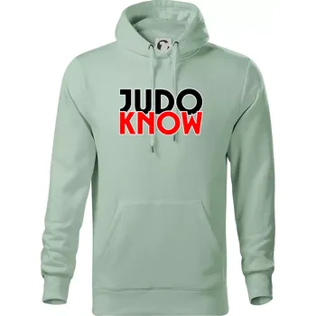 Pánská mikina Judo know - Mikina pánská Cape s kapucí - 5XL ( Sage )