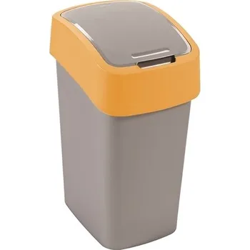 Odpadkový koš Koš odpadkový výklopný 9L FLIPBIN stříbrná/oranžová