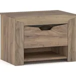 Casarredo Noční stolek 2 ks SANDRA wenge/dub tabaco