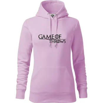 Dámská mikina Judo Game of throws - Mikina dámská Cape s kapucí - XS ( Orchid )