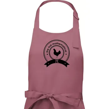 Kuchyňská zástěra The First Mathematical - Dámská zástěra na vaření - Univerzální velikost ( Starorůžová )