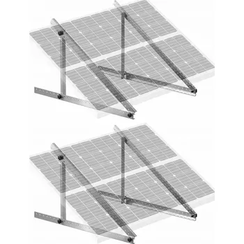 Podpora PV Fotowoltaika 2 Szt Obciążenie 265LBS Wspornik Modułu Słonecznego