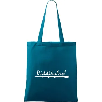 Harry - Riddikulus - Taška bavlněná - 42 x 38 cm ( Petrolejová )