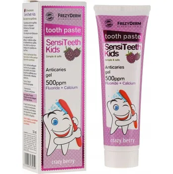 zubní pasta FREZYDERM zubní pasta pro děti, 1000ppm, příchuť: jahoda