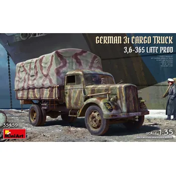 Plastikový model 1:35 German 3t Cargo Truck 3,6-36S Late Production