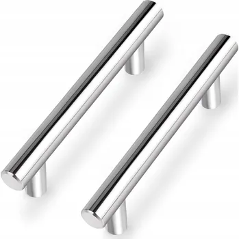 Nábytkové kování Nábytková úchytka na skříňky a zásuvky 192mm 15ks, stříbrná barva