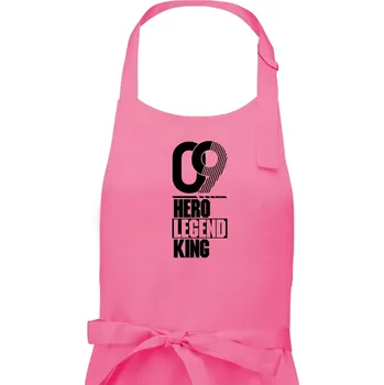 Kuchyňská zástěra Hero, Legend, King 2009 - Pánská zástěra na vaření - Univerzální velikost ( Růžová )