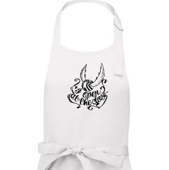 Kuchyňská zástěra Harry - Zlatonka - Pánská zástěra na vaření - Univerzální velikost ( Bílá )
