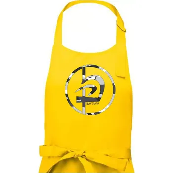 Kuchyňská zástěra Krav maga maskáčový nápis - Dámská zástěra na vaření - Univerzální velikost ( Žlutá )