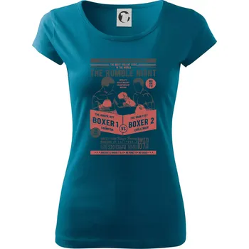 Dámské tričko Classic Boxing - Dámské triko Pure - L ( Petrolejová )