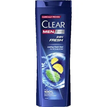 Šampon CLEAR Men 24H FRESH šampon proti lupům 24h svěžest 360 Ml