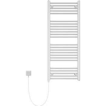 Radiátor Korado Těleso koupelnové trubkové elektrické Koralux Linear Comfort KLTE 900/450, výkon 300 W, topné těleso bez regulátoru, barva bílá