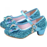 BOTY LEDOVÉ KRÁLOVSTVÍ FROZEN ELSA ELZA TŘPYTIVÉ STŘEVÍČKY BALERÍNKY VEL.