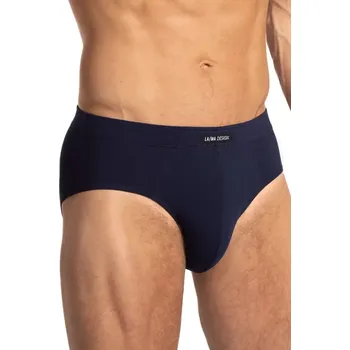 Pánské spodní prádlo PÁNSKÉ SLIPY M-1075CLEX 2-PACK TMAVĚ MODRÁ-GRAFITOVÁ XXXXL