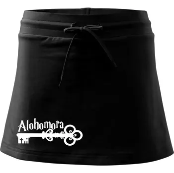 Dámská sukně Harry - Alohomora - Sportovní sukně - two in one - M ( Černá )