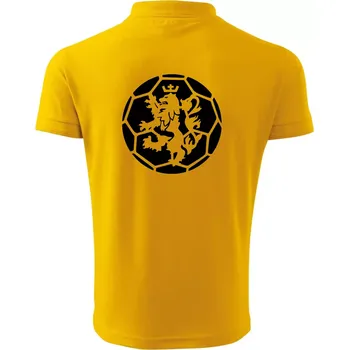 Pánská košile Házená míč lev - Polokošile pánská Pique Polo 203 - 4XL ( Žlutá )