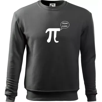 Chlapecké tričko Nakouslé Pí - Mikina Essential dětská - 158 cm/12 let ( Tmavá břidlice (šedá se zeleným nádechem) )