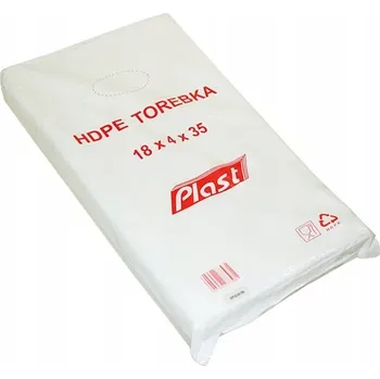 Sáček na potraviny Fóliový sáček plast na snídani HDPE 18x35 cm bez uzávěru 800 ks