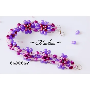 Korálek Náramek Mariléna č.662 - stavebnice