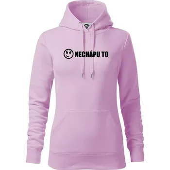 Dámská mikina Nechápu to - pořád to nechápu - Mikina dámská Cape s kapucí - S ( Orchid )