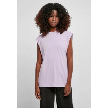 Ladies Modal Padded Shoulder Tank - lilac XS