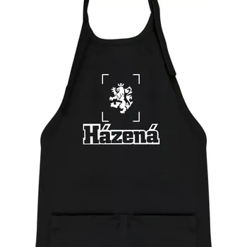 Kuchyňská zástěra Národní házená lev - Dětská zástěra na vaření - Univerzální velikost ( Černá )