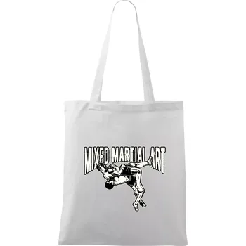 MMA v boji - Taška bavlněná - 42 x 38 cm ( Bílá )