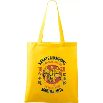 Nákupní taška Karate Champions - Taška bavlněná - 42 x 38 cm ( Žlutá )