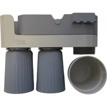 Samolepící nástěnný držák XJRJ na zubní kartáčky a kosmetiku