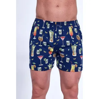 Pánské spodní prádlo Boxerky Cornette Classic 001/168 M-2XL tmavě modrá S