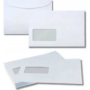 Obálka Kancelářská obálka NC Koperty C5 s pravým okénkem bílá 500 ks