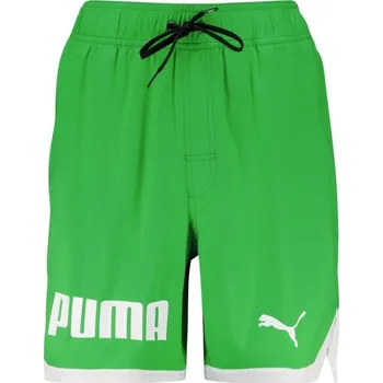 Pánské plavky Puma Loose Fit Swim Shorts Green M