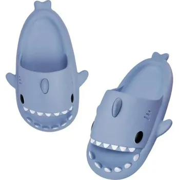 Dámské sandále Letní pantofle ve tvaru žraloka – měkké domácí nebo plážové boty Barva: Tmavě Modrá, Velikost: 36-37