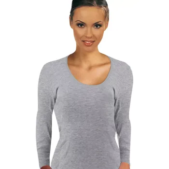 Dámská košilka Emili grey plus - EMILI šedá 3XL